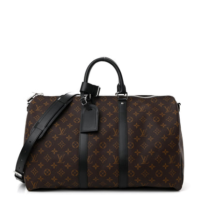 Louis Vuitton Monogram Macassar Keepall Bandouliere 45 1 of 8