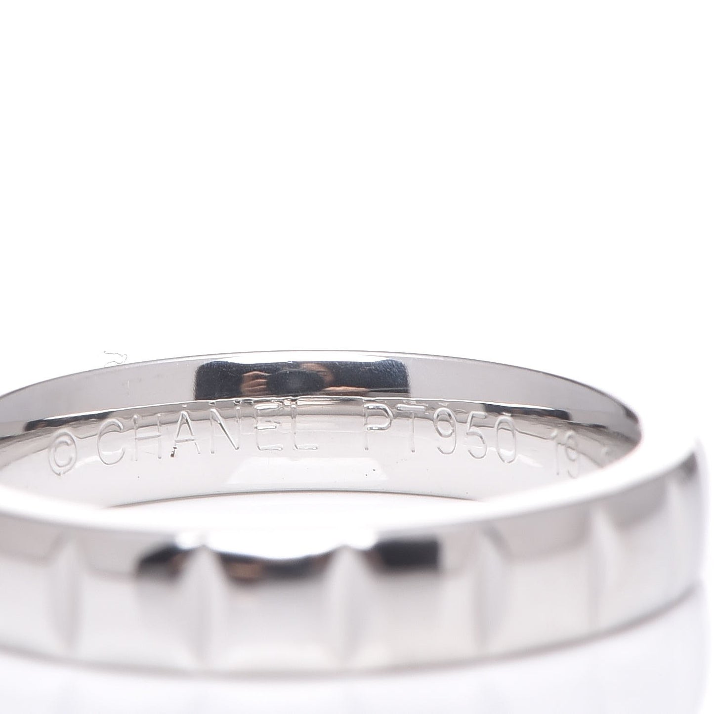 Platinum Band Ring 47 4