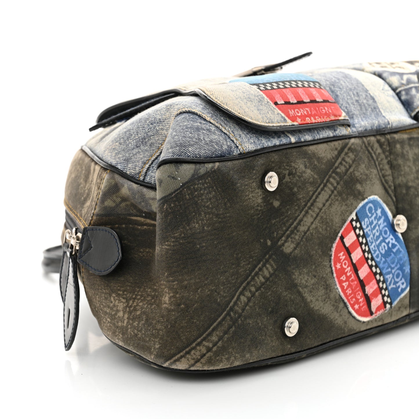 Denim Speedway Saddle Bowler Blue