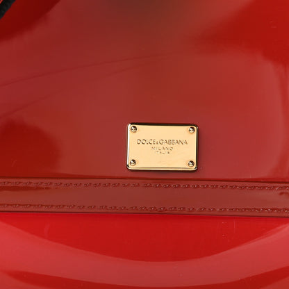 Dolce & Gabbana PVC Miss Sicily Satchel Red 7 of 9