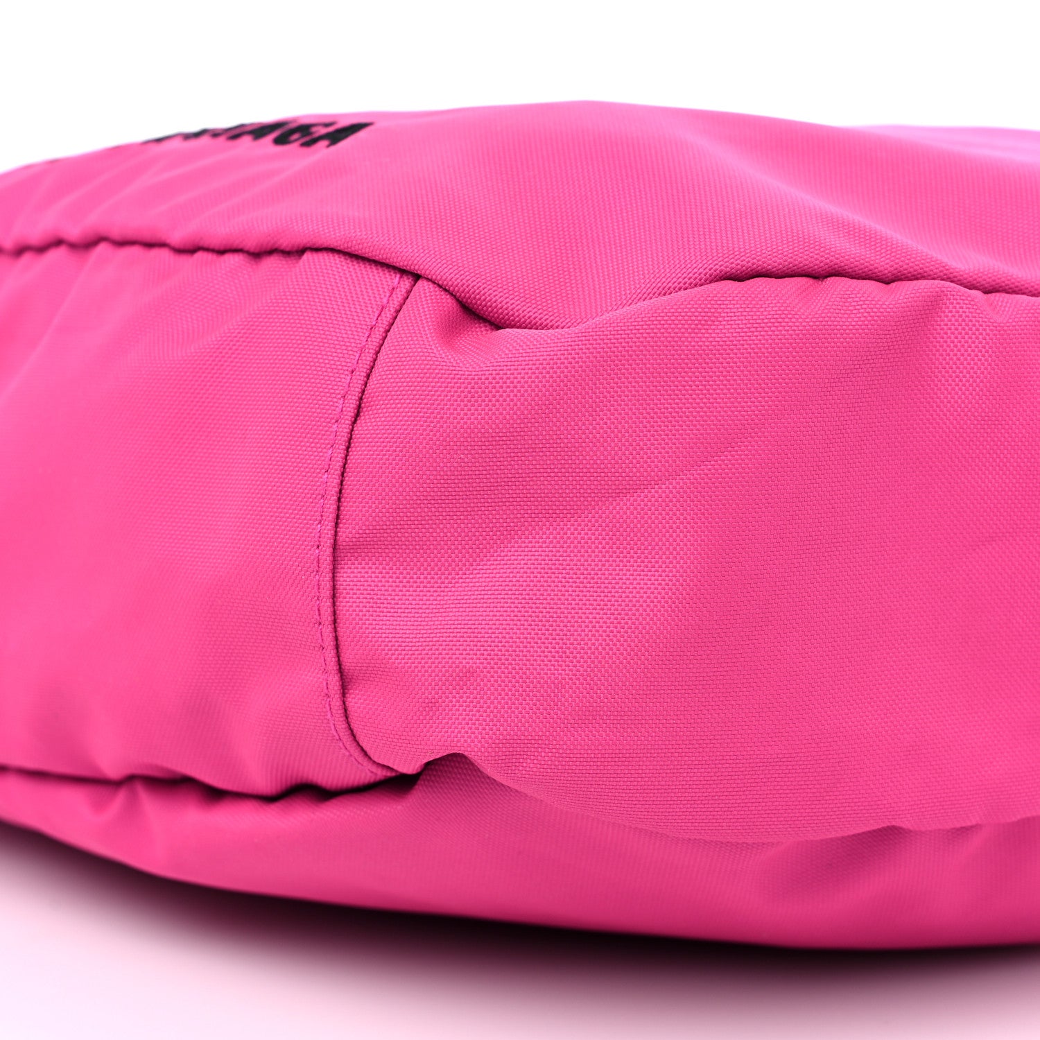 Balenciaga Nylon Wheel Logo Sling Bag Fluo Pink 8 of 10