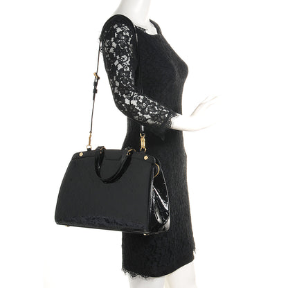 Louis Vuitton Vernis Brea MM Black 2 of 7