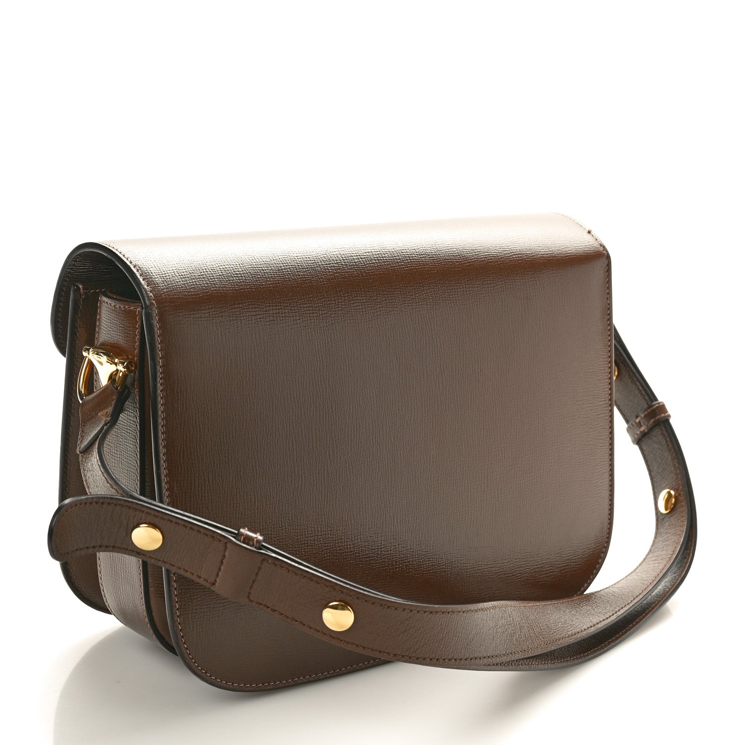 Gucci Azalea Calfskin Horsebit 1955 Shoulder Bag Brown Sugar 3 of 10