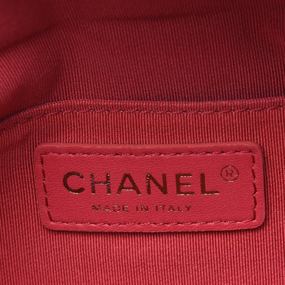 Chanel Crumpled Glazed Lambskin Quilted Waist Bag Fanny Pack Pink 5 of 12
