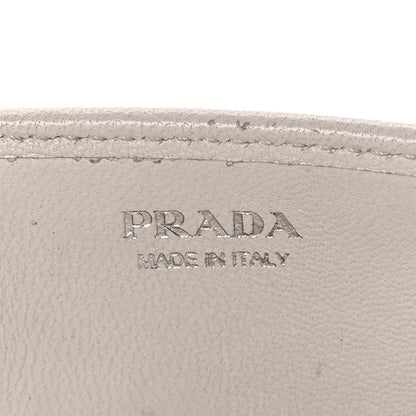 Prada Soft Calfskin Impunture Diagramme Chain Wallet 6 of 11