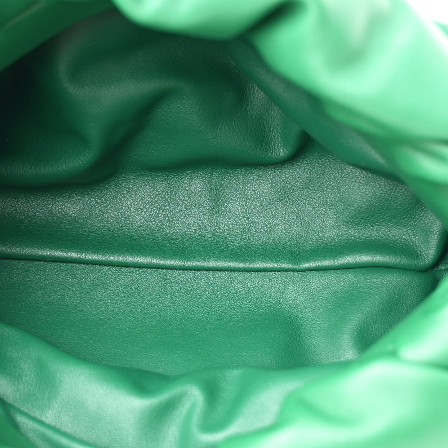 Calfskin The Pouch Chain Racing Green