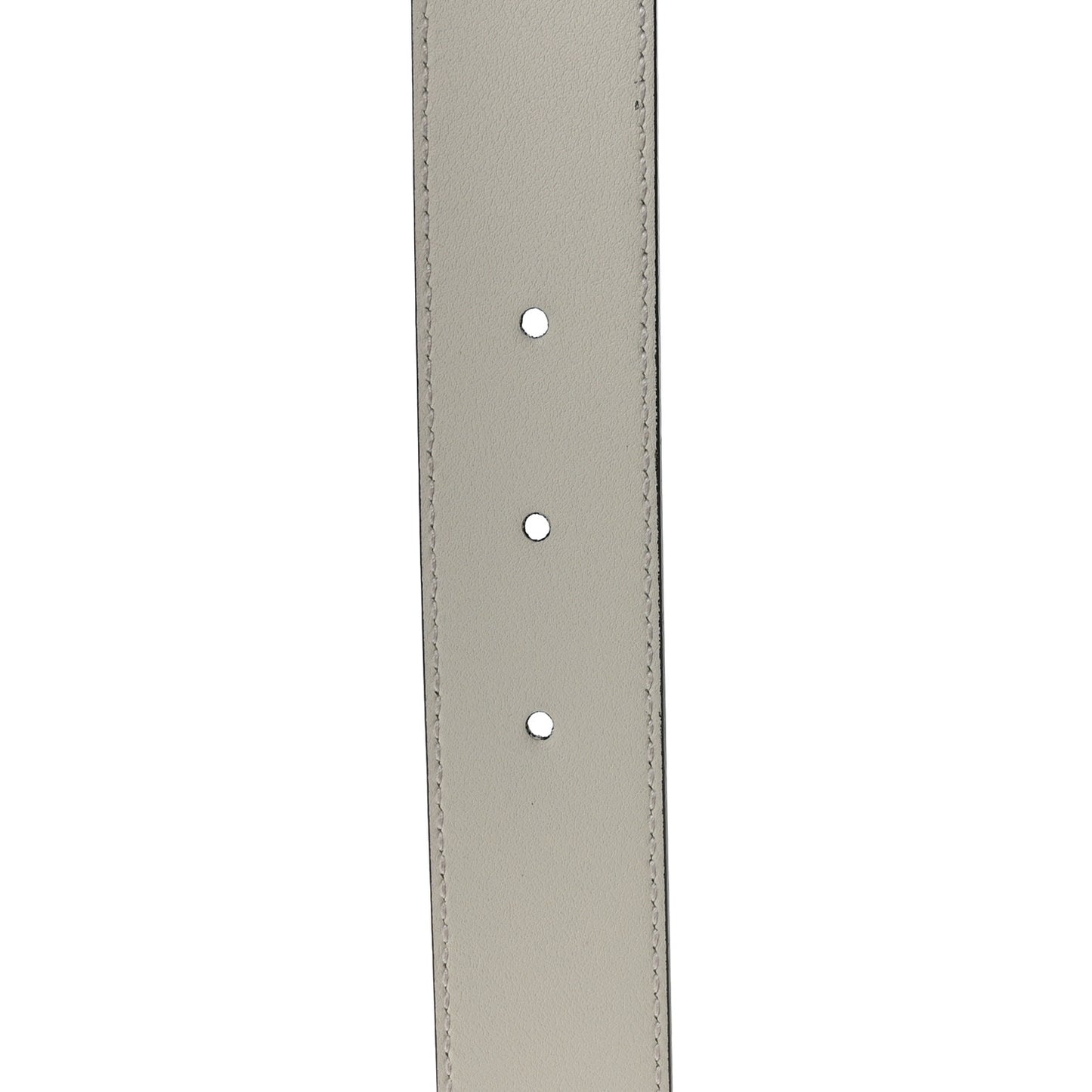 Calfskin Trapuntata Zumi 30mm Belt 100 40 White