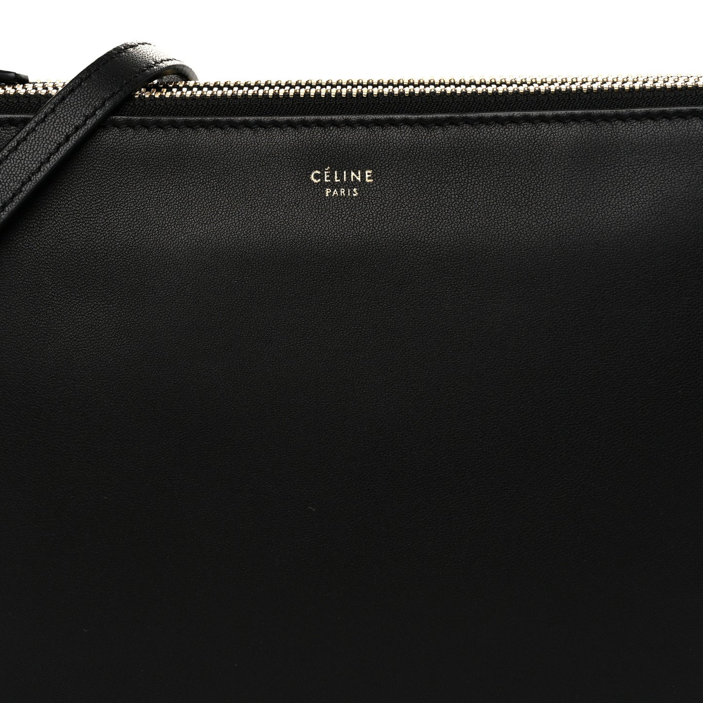 Lambskin Large Trio Crossbody Bag Black