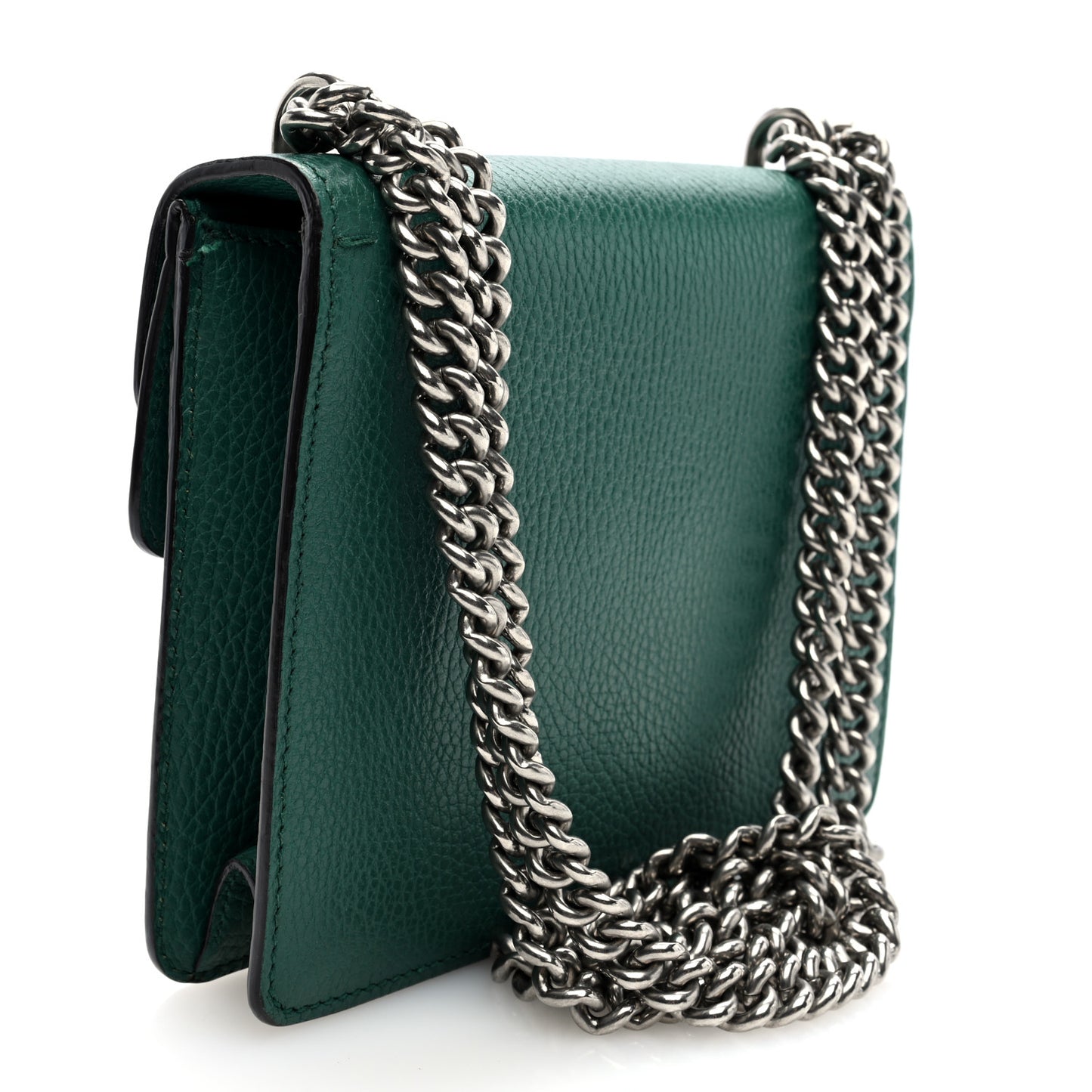 Calfskin Mini Dionysus Shoulder Bag Emerald