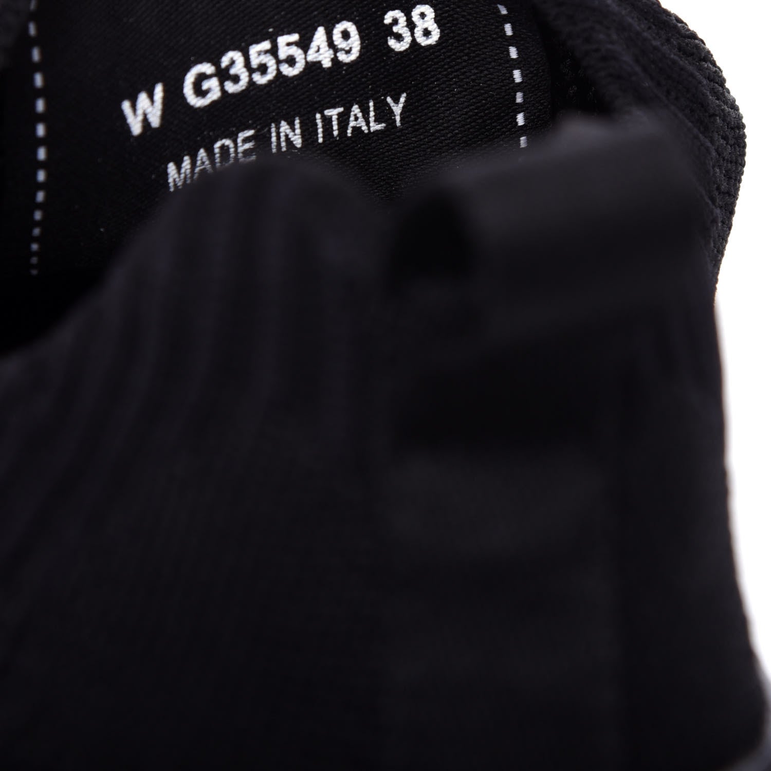 Chanel Fabric Logo Sneakers 38 Black 9 of 10