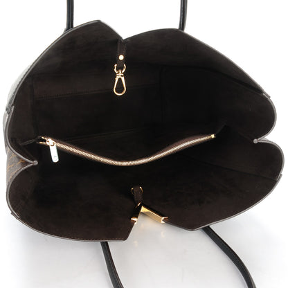 Louis Vuitton Calfskin Monogram Kimono Tote Black 5 of 8