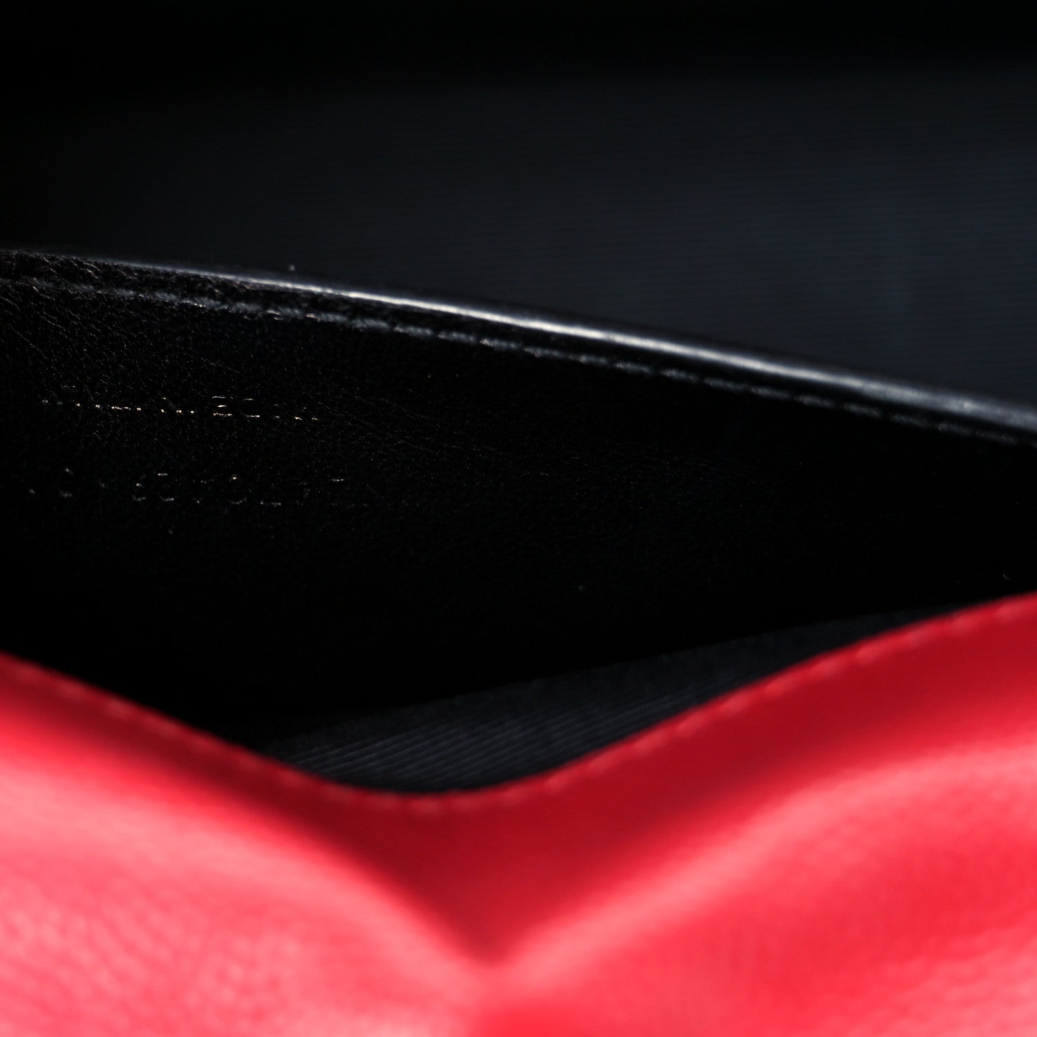 Saint Laurent Grain De Poudre Small Deconstructed Monogram Kate Satchel Red 8 of 11