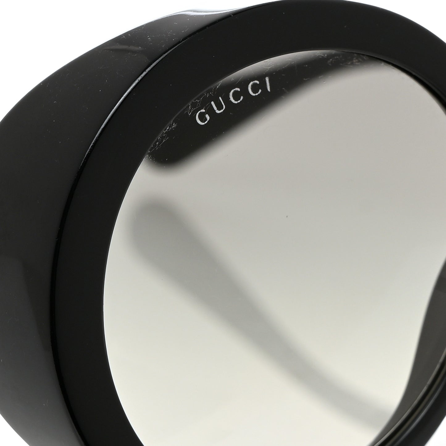 Acetate Round GG Sunglasses GG0367S Black