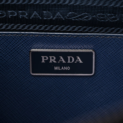 Prada Saffiano Medium Galleria Double Zip Tote Baltico 5 of 14