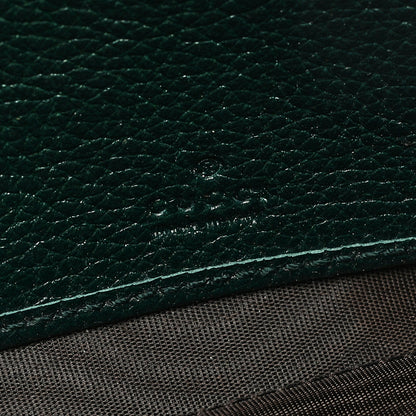 Gucci Grainy Calfskin Zumi Continental Wallet Vintage Green 6 of 7