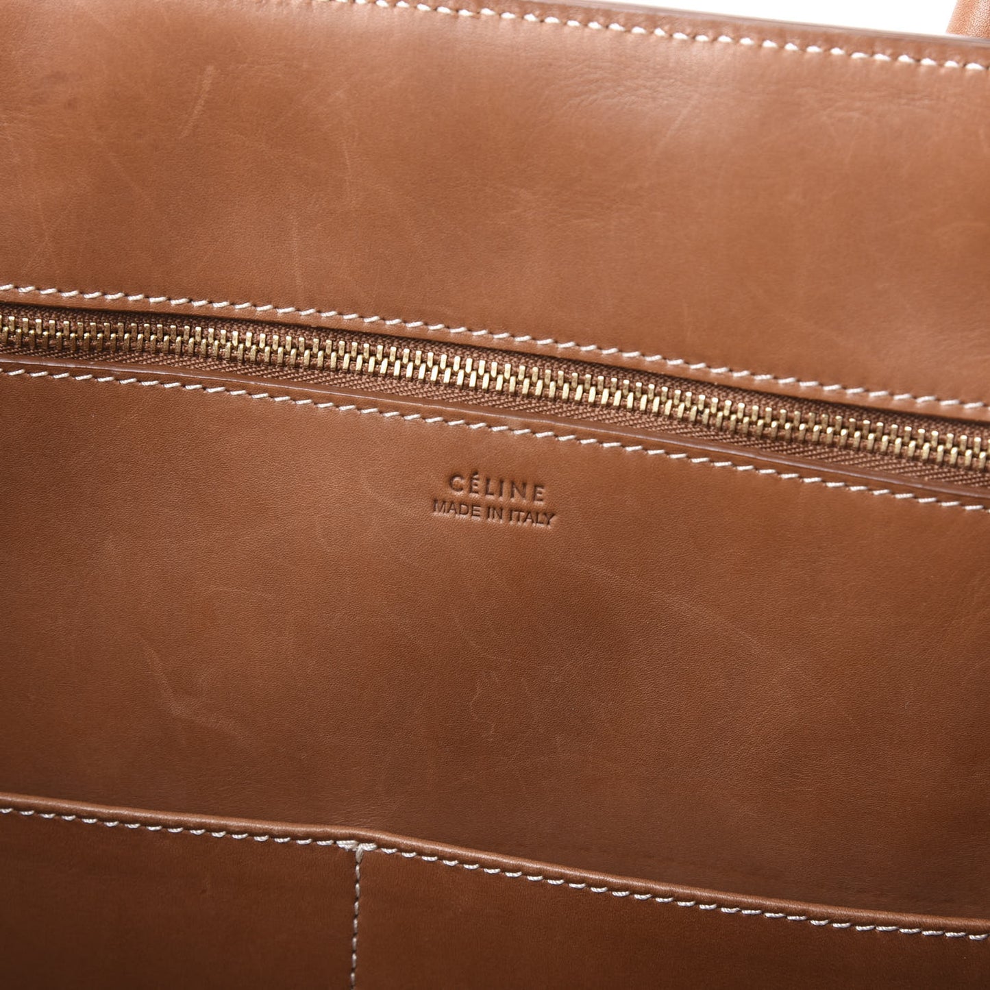 Natural Calfskin Small Tie Knot Tote Tan