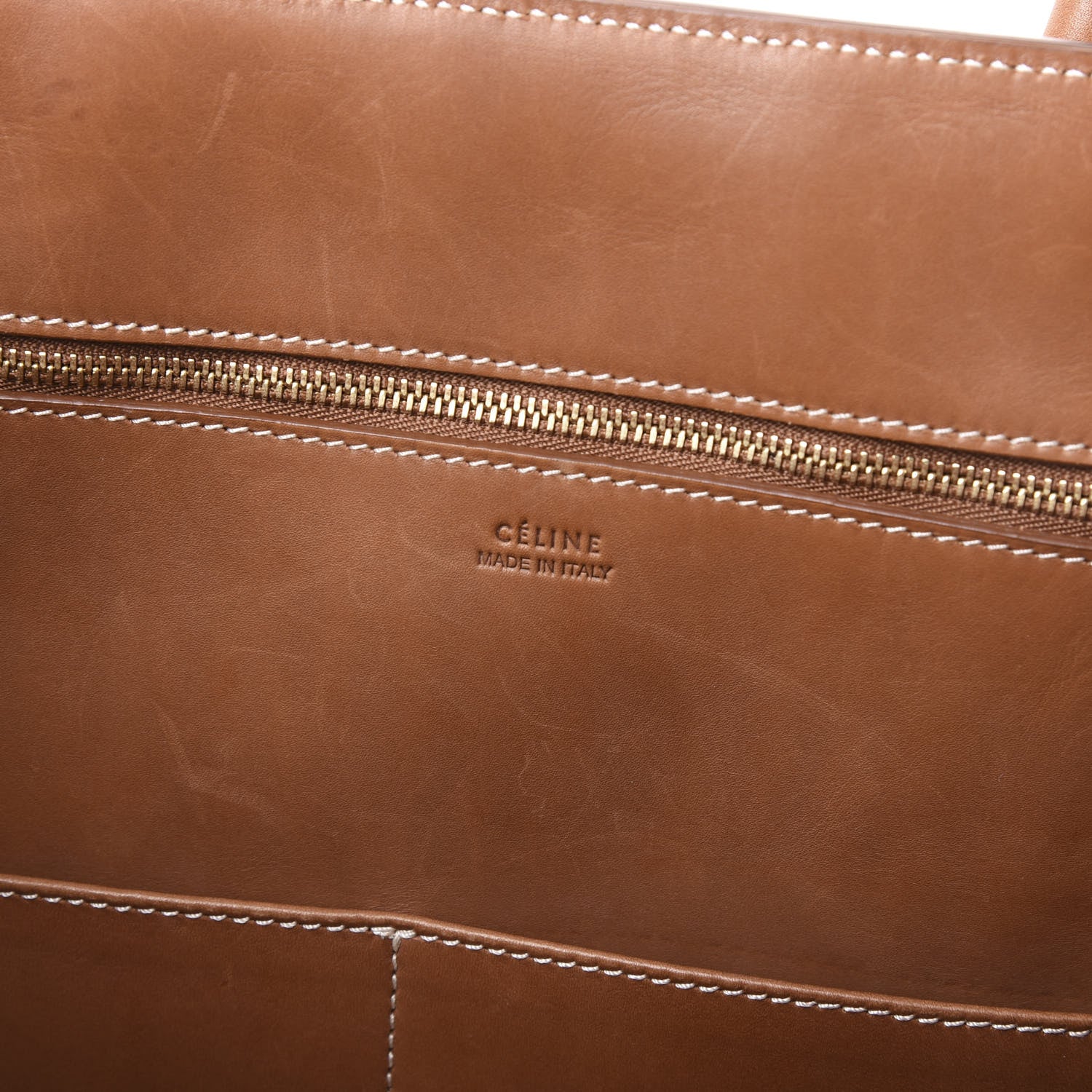 Celine Natural Calfskin Small Tie Knot Tote Tan 5 of 10