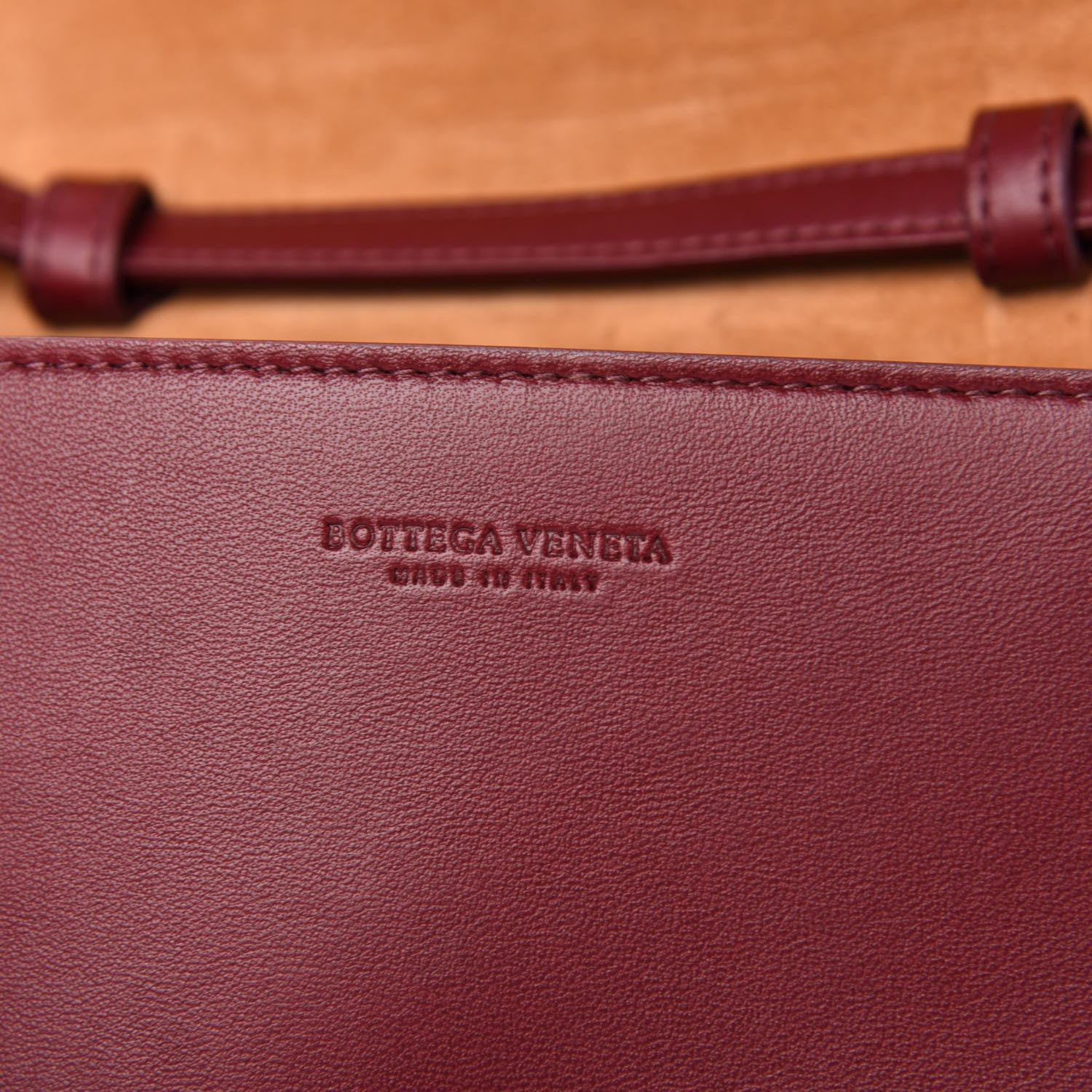 Bottega Veneta Lambskin Maxi Intrecciato Mini Cassette Crossbody Bag Bordeaux 6 of 11