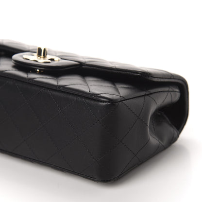 Chanel Lambskin Quilted Mini Rectangular Flap Black 7 of 11