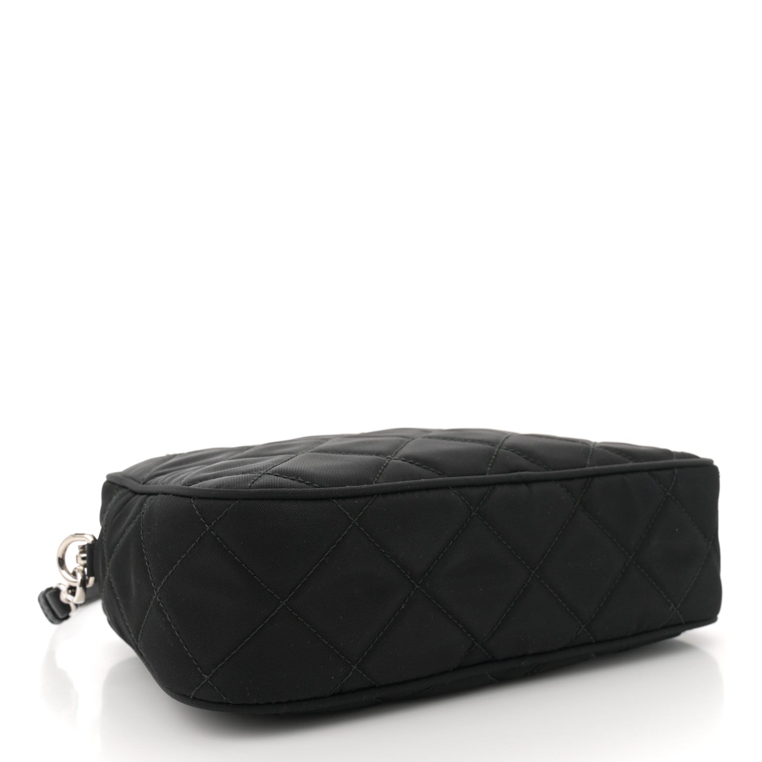 Prada Nylon Tessuto Impuntu Quilted Bandoliera Crossbody Bag Black 4 of 10