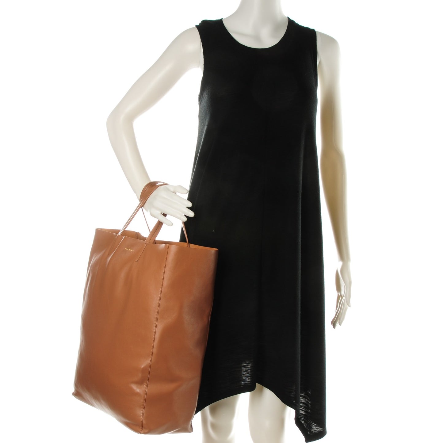 Smooth Lambskin Vertical Cabas Tan