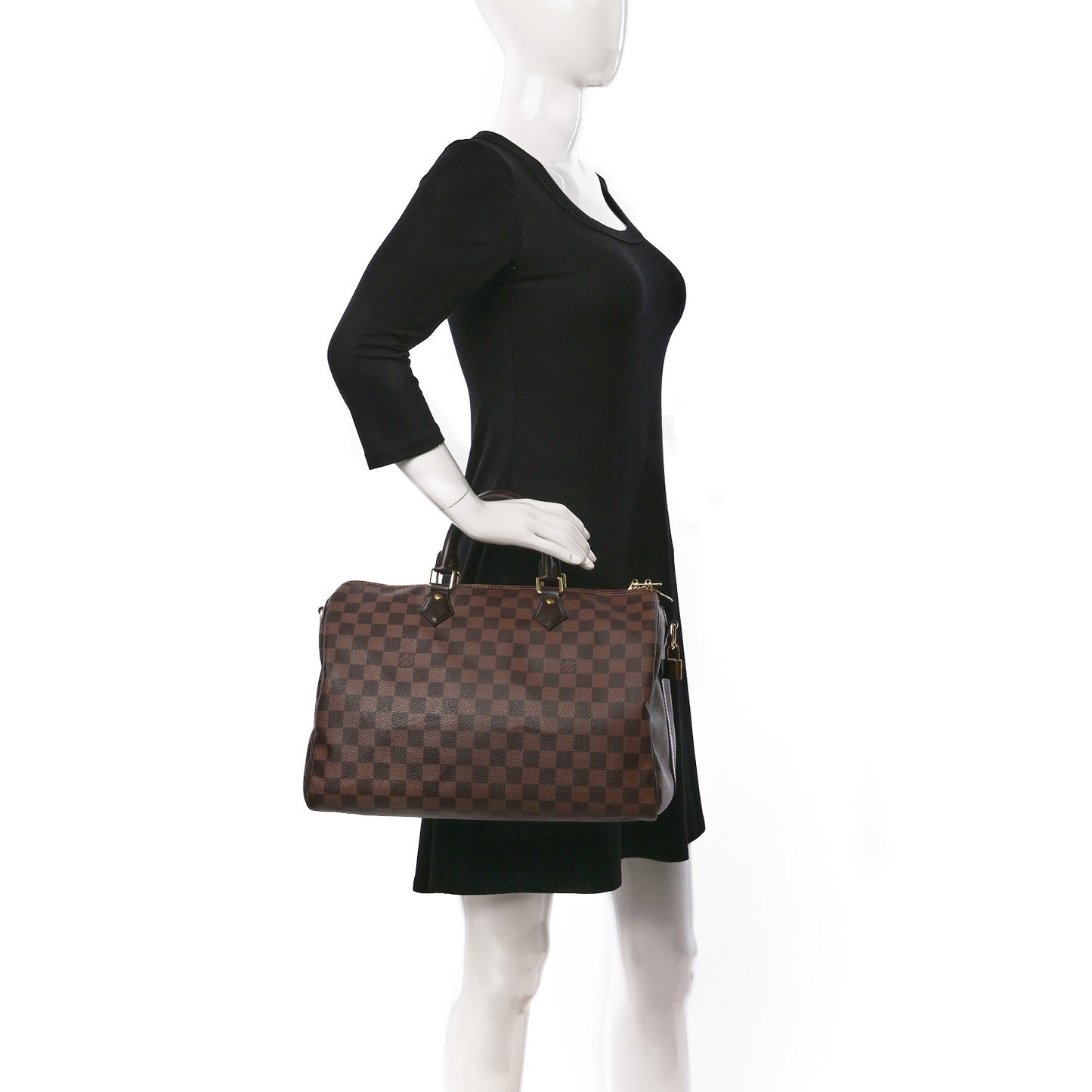 Damier Ebene Speedy Bandouliere 35