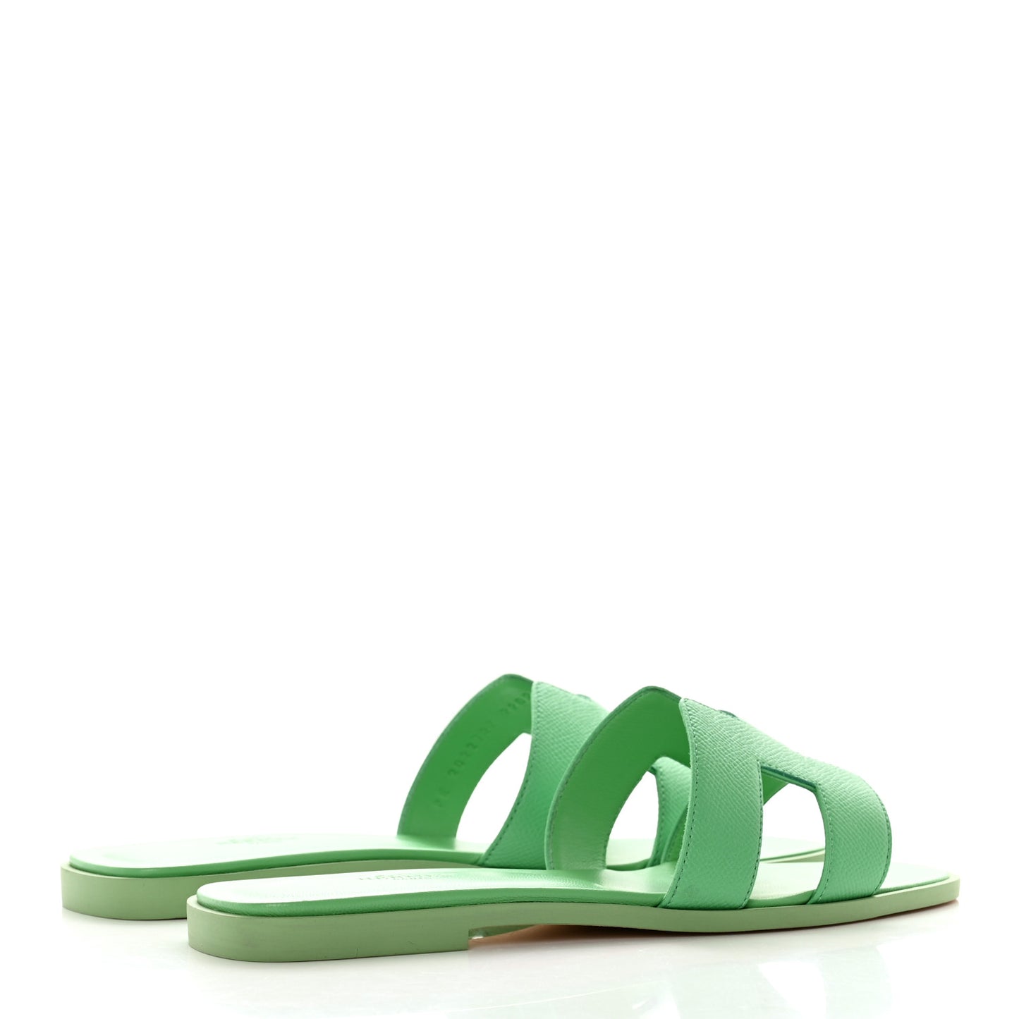 Epsom Oran Sandals 39.5 Vert Pomme