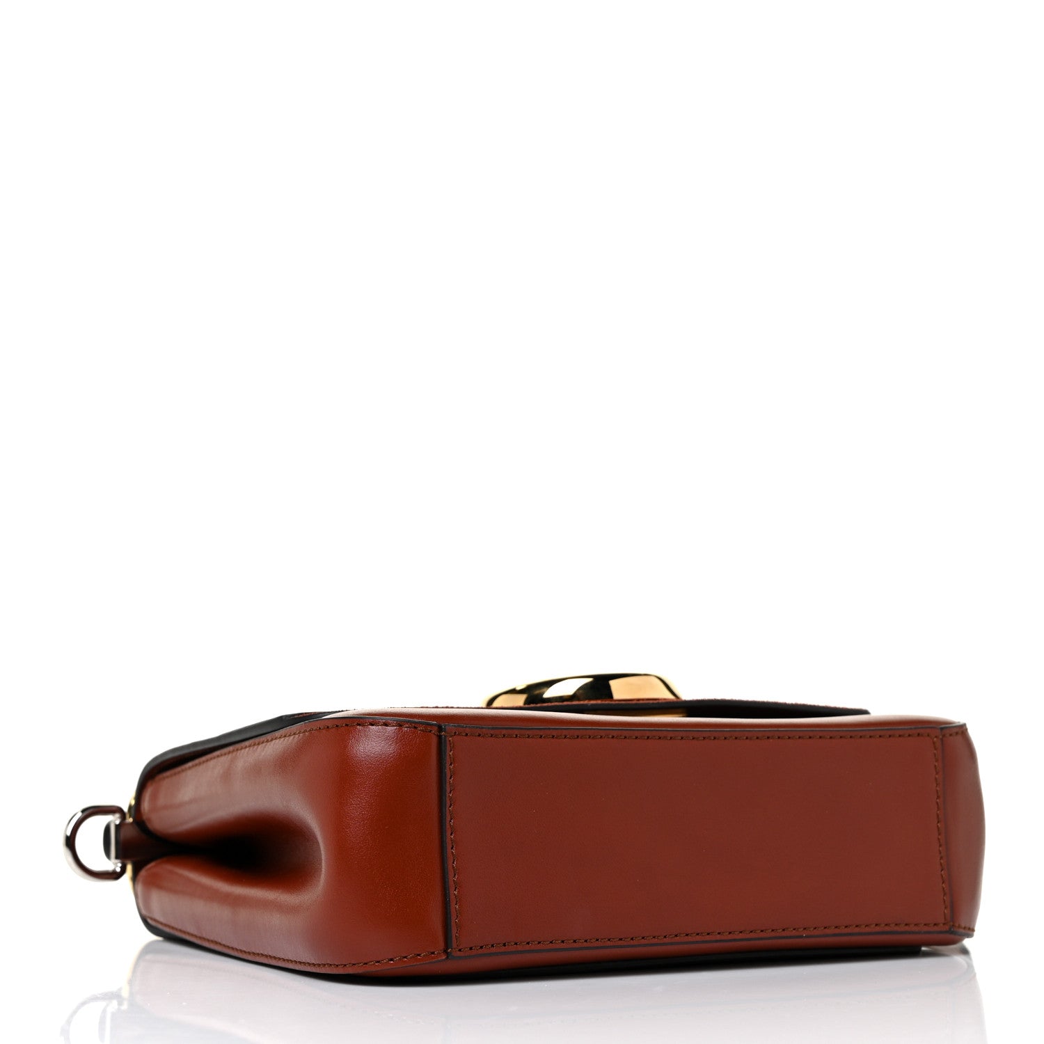 Chloe Calfskin Small C Double Carry Sepia Brown 4 of 8