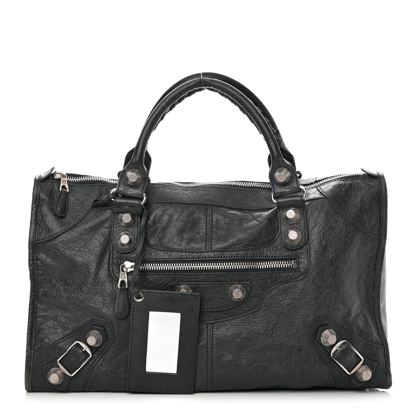 Agneau Giant 21 Silver Hardware Work Anthracite