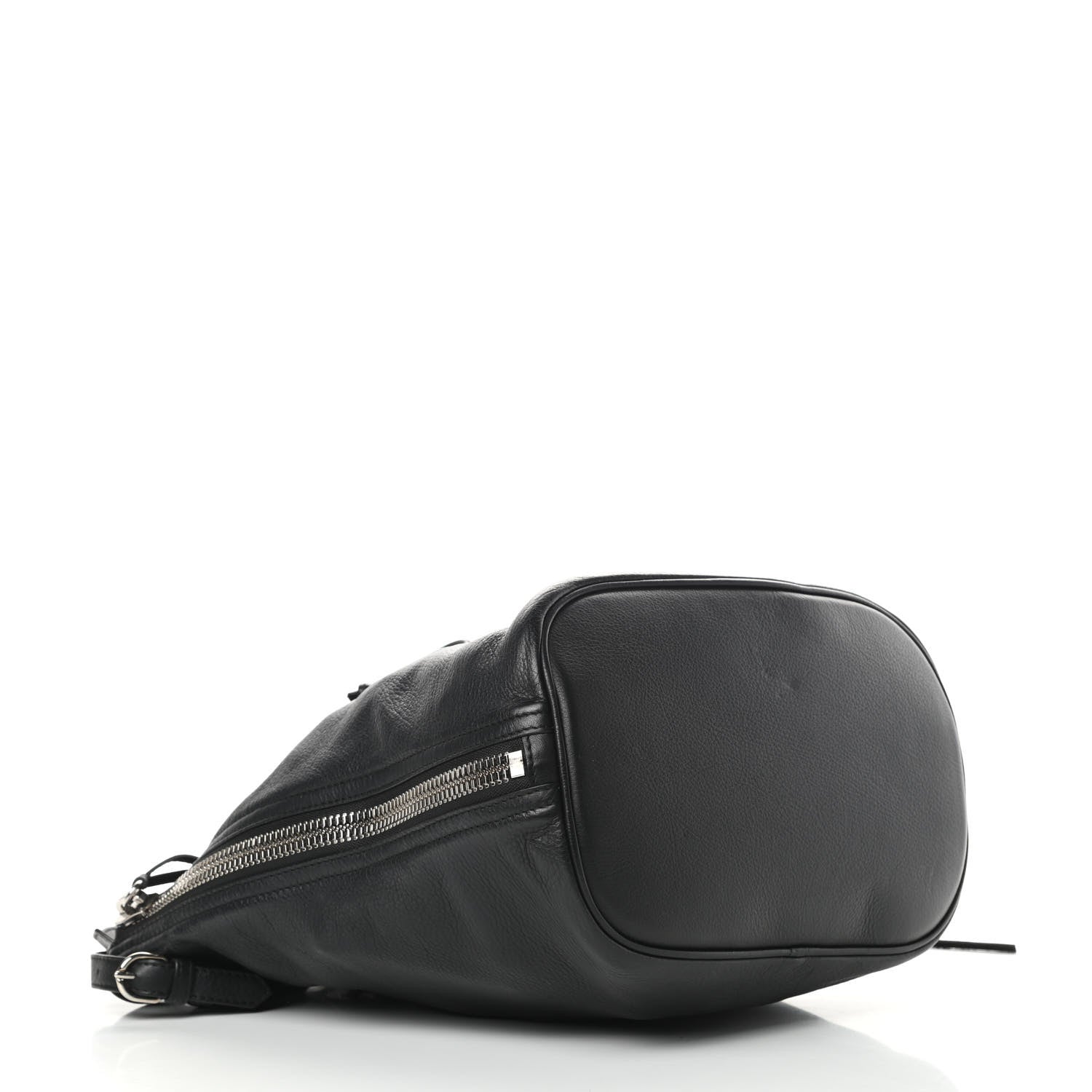 Balenciaga Veau Papier Plate Small Bucket Bag Black 4 of 10