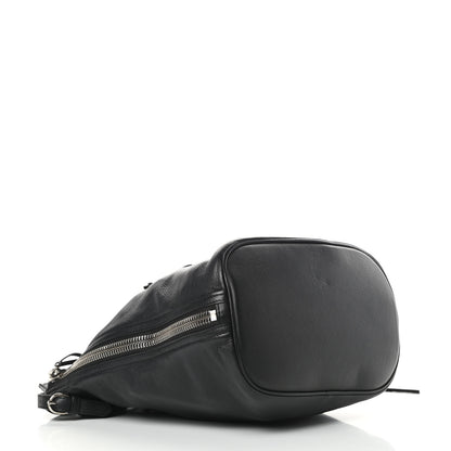Balenciaga Veau Papier Plate Small Bucket Bag Black 4 of 10