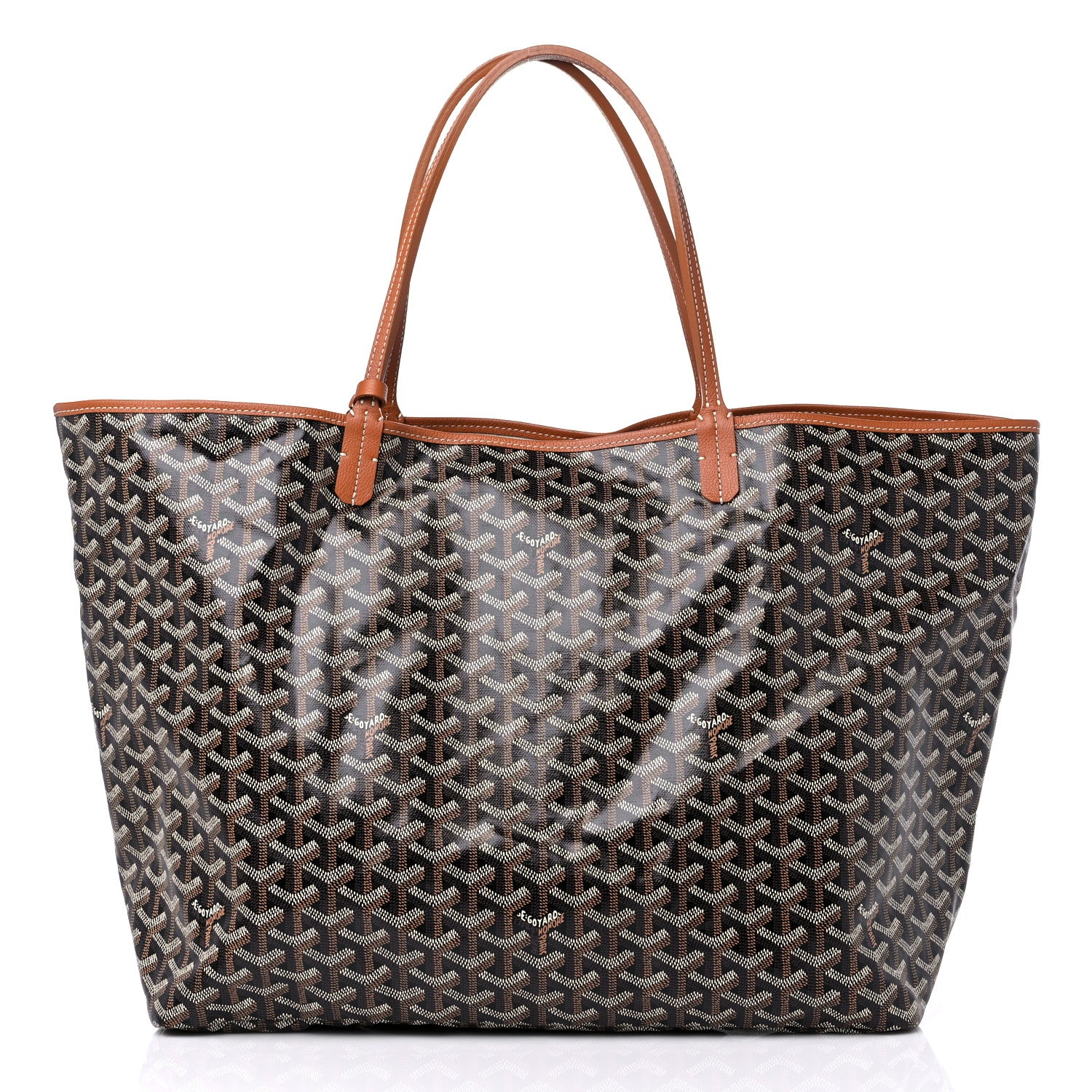 Goyard Goyardine Saint Louis GM Black Gold 3 of 9