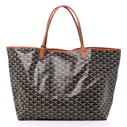 Goyard Goyardine Saint Louis GM Black Gold 3 of 9