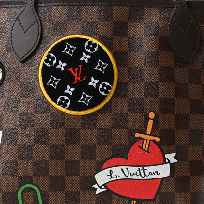 Louis Vuitton Damier Ebene Travel Stickers Neo Neverfull MM 8 of 10