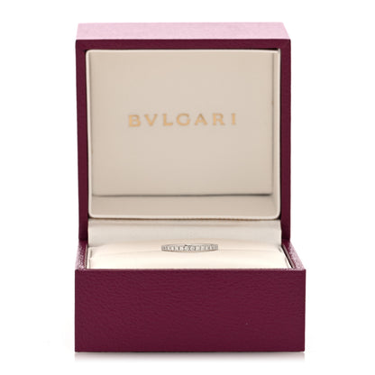 Bulgari 18K White Gold Diamond Roma Amor Wedding Band Ring 46 3.75 5 of 5