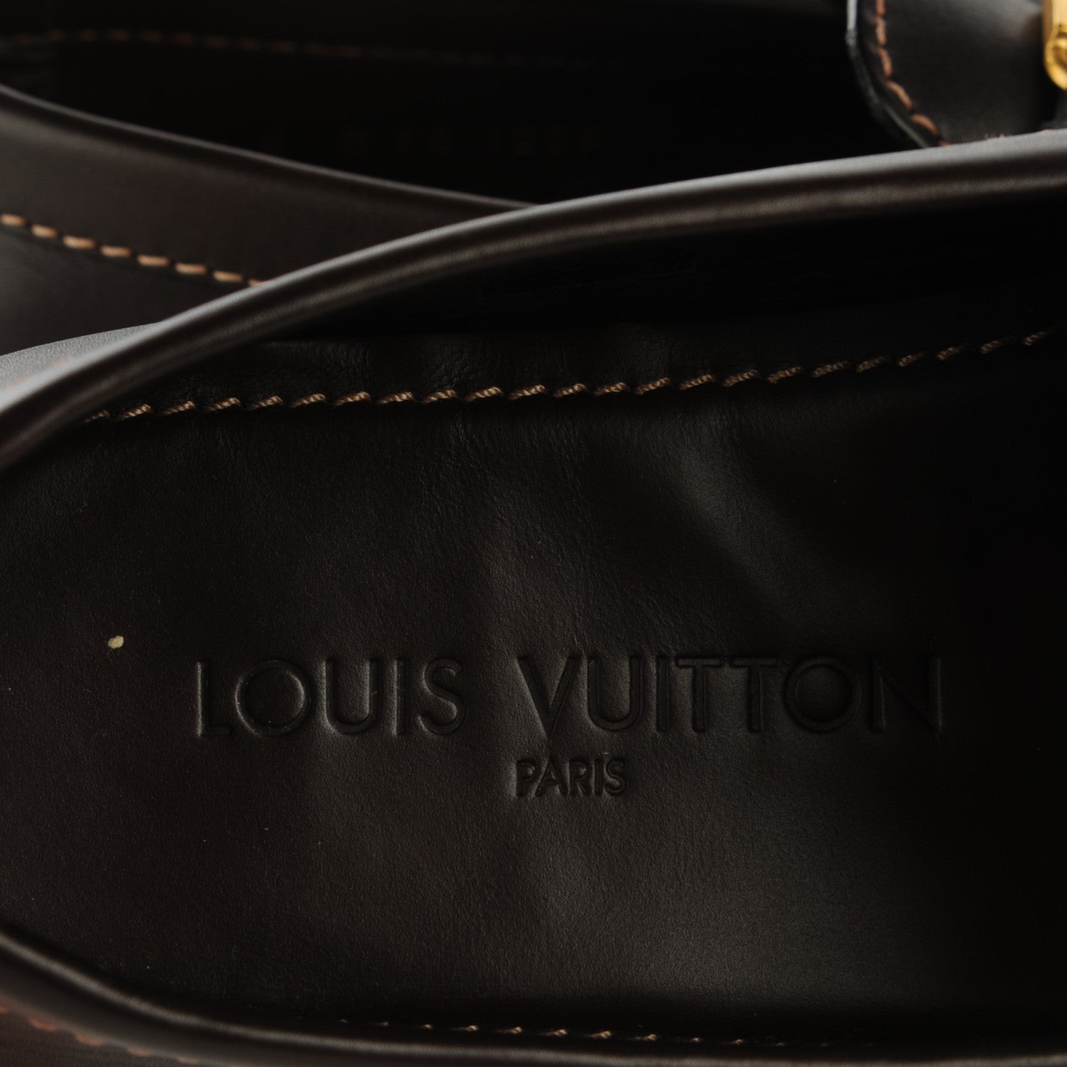 Louis Vuitton Leather Monte Carlo Loafers 6 Cacao Brown 8 of 8