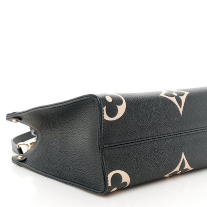 Louis Vuitton Empreinte Monogram Giant Onthego PM Black Beige 9 of 10