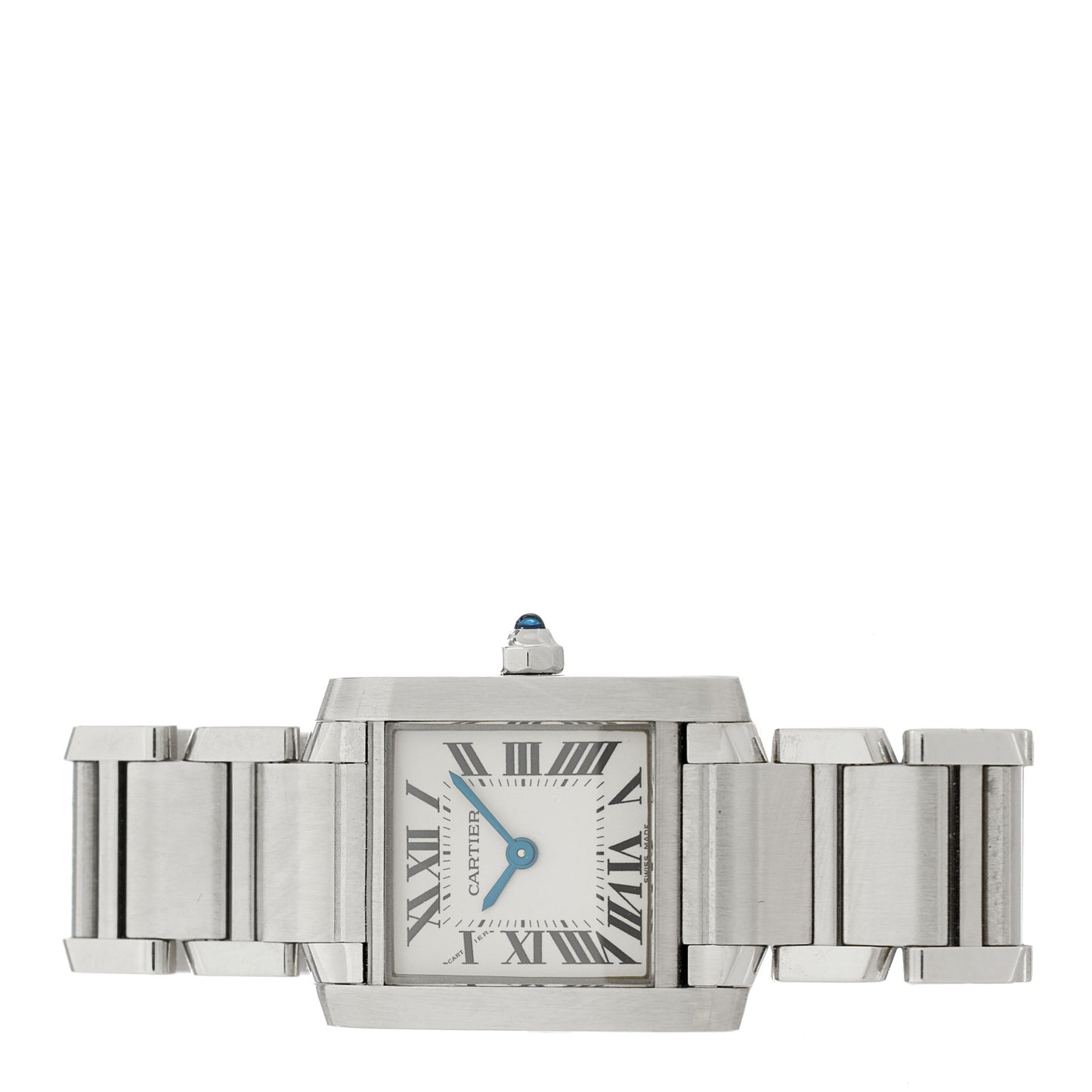 Stainless Steel 20mm Tank Francaise Quartz Watch