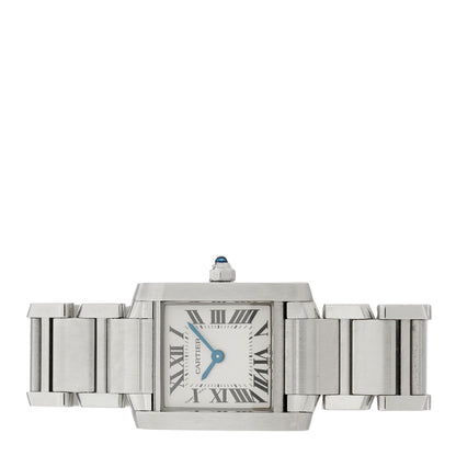 Cartier Stainless Steel 20mm Tank Francaise Quartz Watch 2 of 4