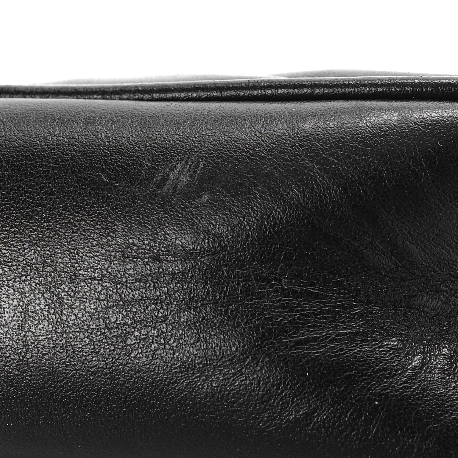 Gucci Calfskin Matelasse Mini GG Marmont Chain Shoulder Bag Black 10 of 14