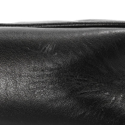 Gucci Calfskin Matelasse Mini GG Marmont Chain Shoulder Bag Black 10 of 14