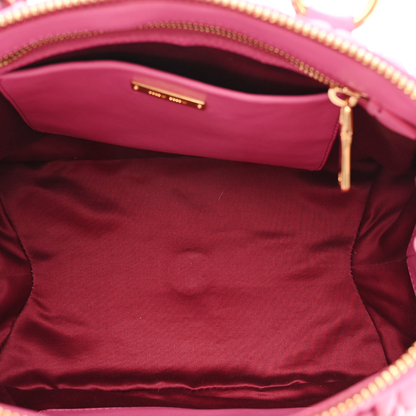 Nappa Matelasse Lux Mini Crossbody Tote Peonia