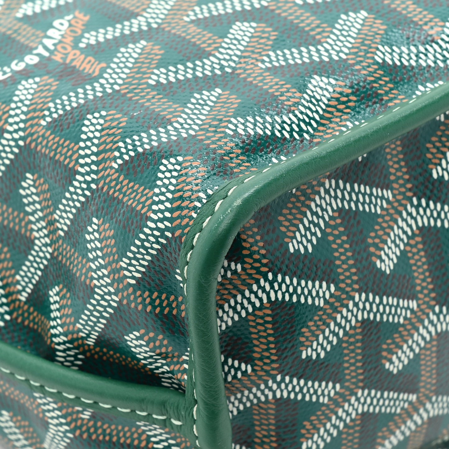 Goyardine Reversible Mini Anjou Green