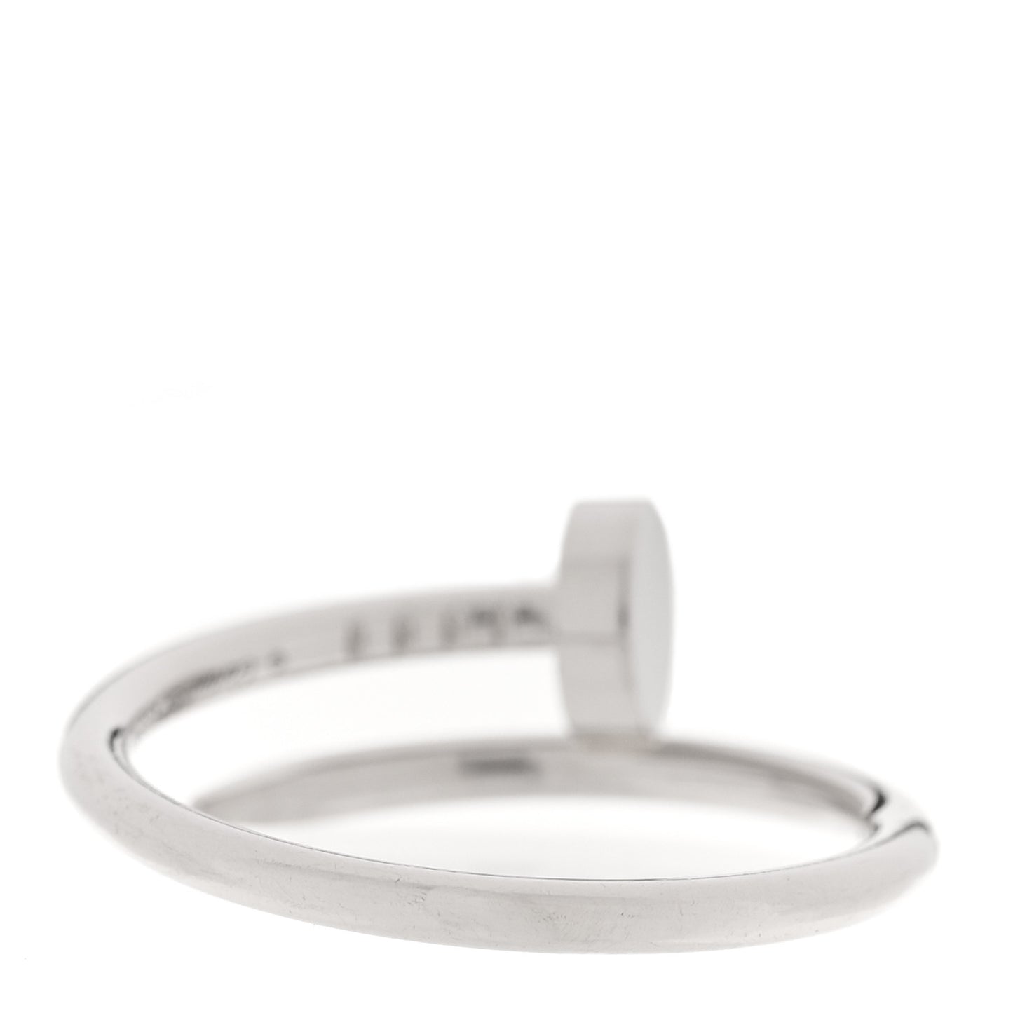 18K White Gold Small Juste Un Clou Ring 54 7