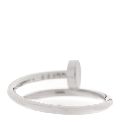 Cartier 18K White Gold Small Juste Un Clou Ring 54 7 3 of 6
