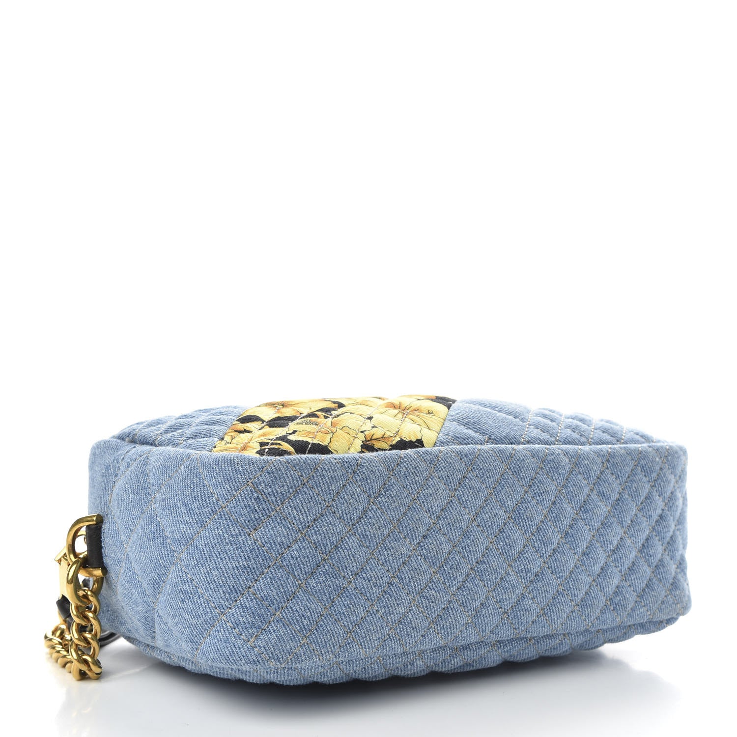 Versace Denim Barocco Printed Icon Camera Bag Dusk Blue Multicolor 4 of 9
