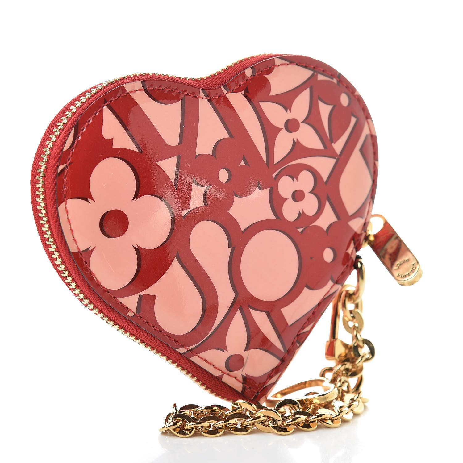 Louis Vuitton Patent Sweet Monogram Coeur Heart Coin Purse Pomme D'Amour 3 of 8