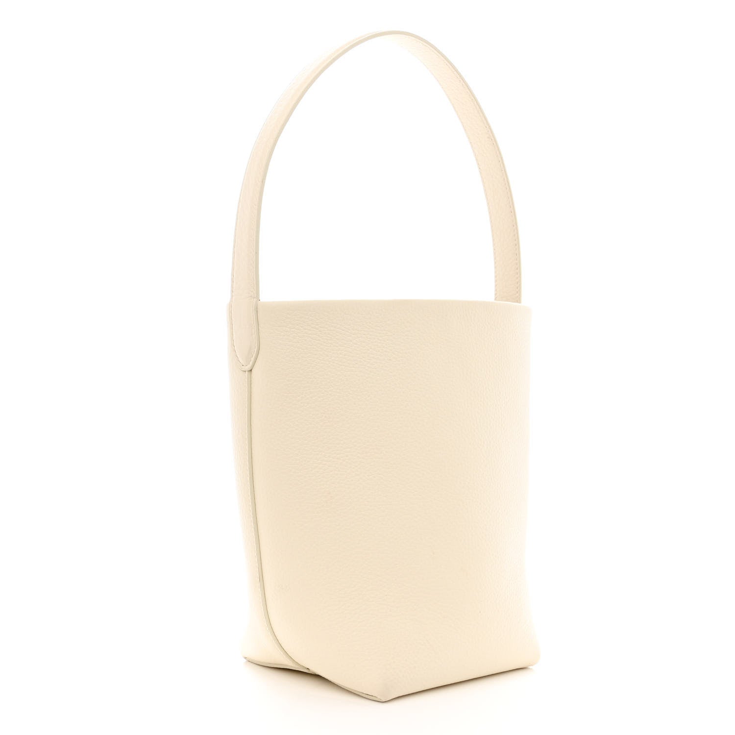 The Row Grained Calfskin Small N/S Park Tote Ivory 3 of 9