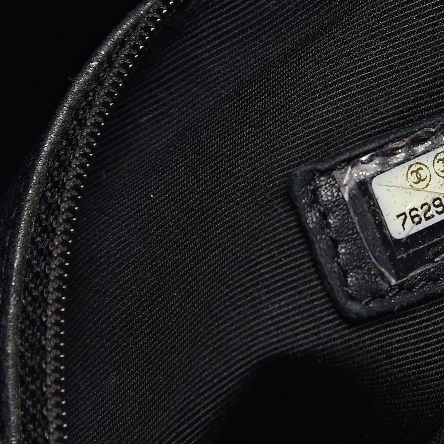 Caviar Quilted Medallion Tote Black