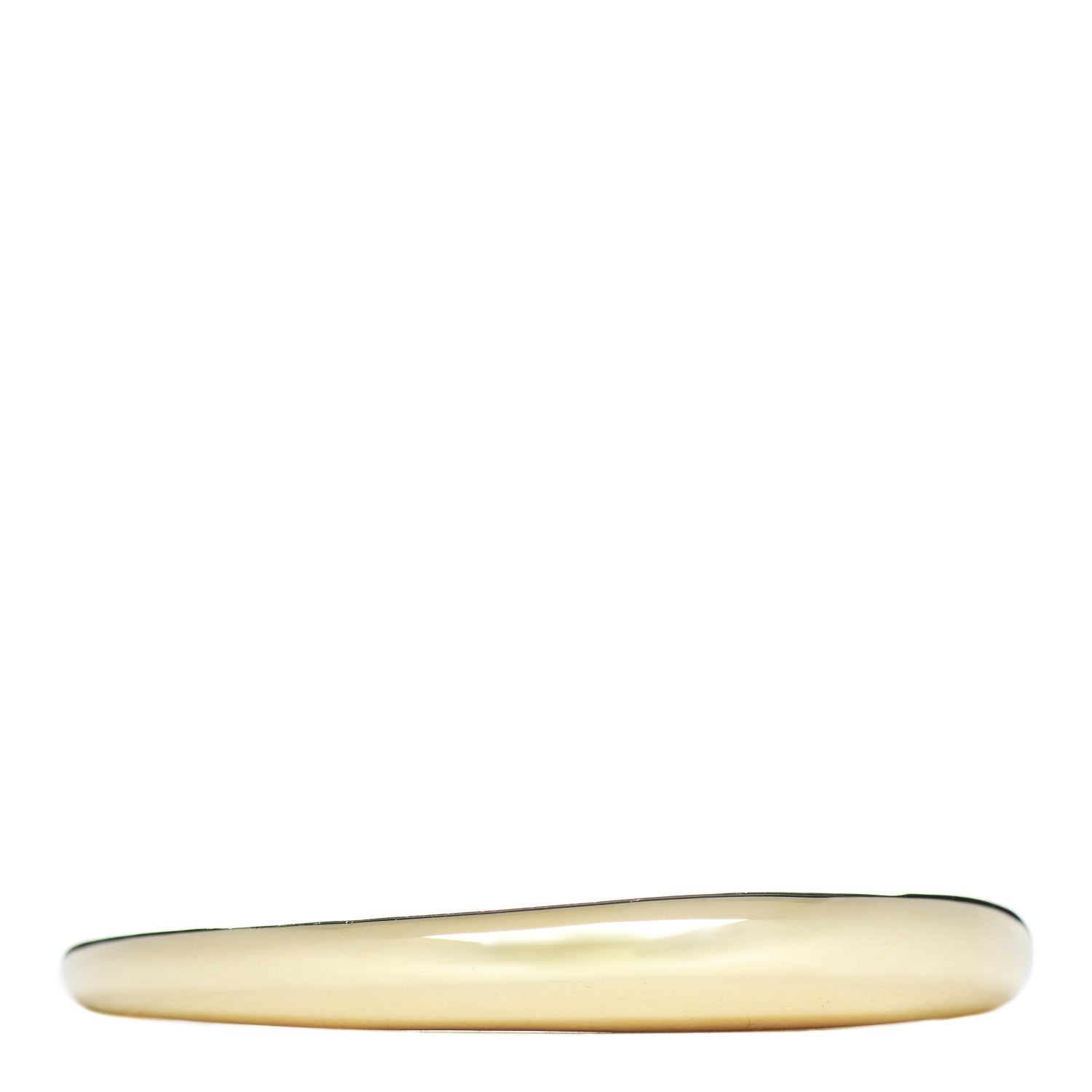 David Yurman 18K Yellow Gold 9.5mm Pure Form Smooth Bracelet 1 of 4